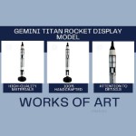AJ128 Gemini Titan Rocket Display Model 